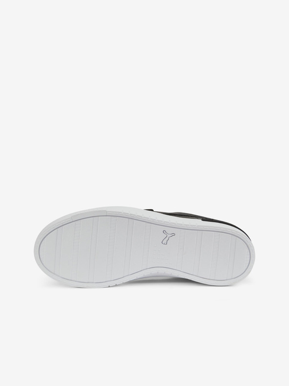 Puma Čierne dámske kožené tenisky Puma Jada Distressed