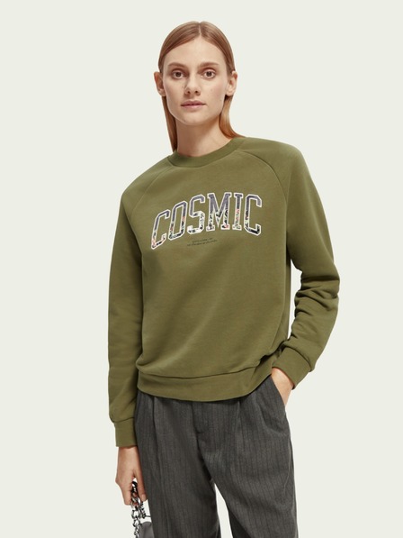 Scotch & Soda Khaki dámska mikina Scotch & Soda