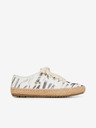 EMU Australia Biele dámske tenisky Emu Australia Agonis Zebra White