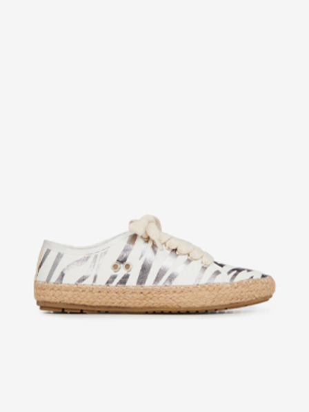 EMU Australia Biele dámske tenisky Emu Australia Agonis Zebra White