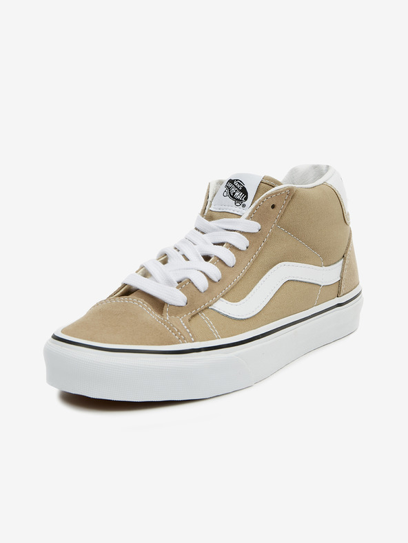 Vans Béžové dámske členkové tenisky so semišovými detailmi VANS UA Mid Skool 37