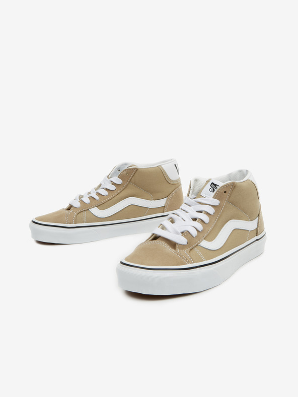 Vans Béžové dámske členkové tenisky so semišovými detailmi VANS UA Mid Skool 37