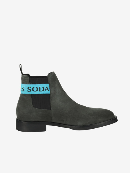 Scotch & Soda Šedá pánska členková obuv Scotch & Soda Picaro