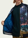 Scotch & Soda Tmavomodrá pánska vzorovaná bunda Scotch & Soda
