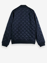 Scotch & Soda Tmavomodrá pánska vzorovaná bunda Scotch & Soda