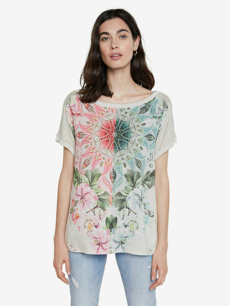 Desigual Desigual TS Copenhague Béžová košeľa