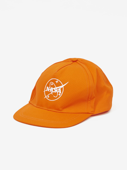 name it Oranžová chlapčenská čiapka s názvom Nasa