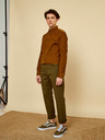 ZOOT.lab Khaki pánske nohavice slim fit ZOOT.lab Emanuel