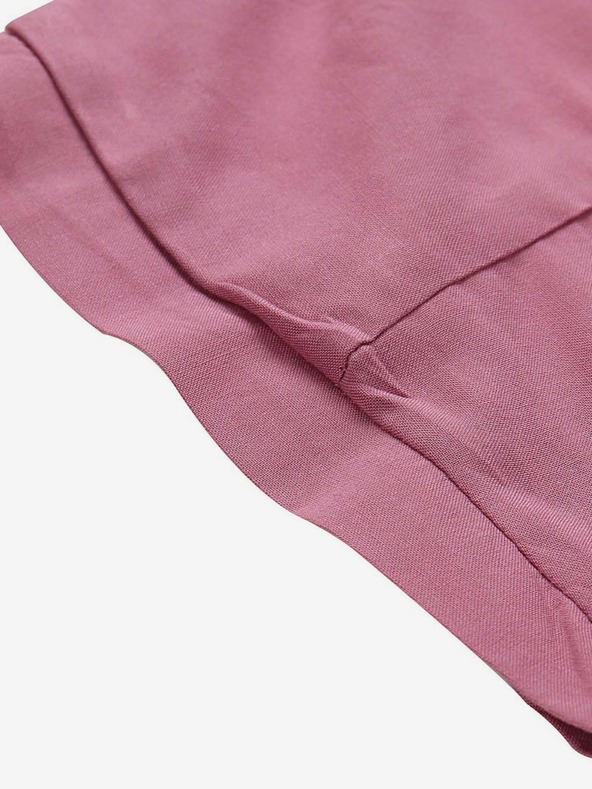 ALPINE PRO Ružové dámske zavinovacie šaty Alpine Pro SOLEIA