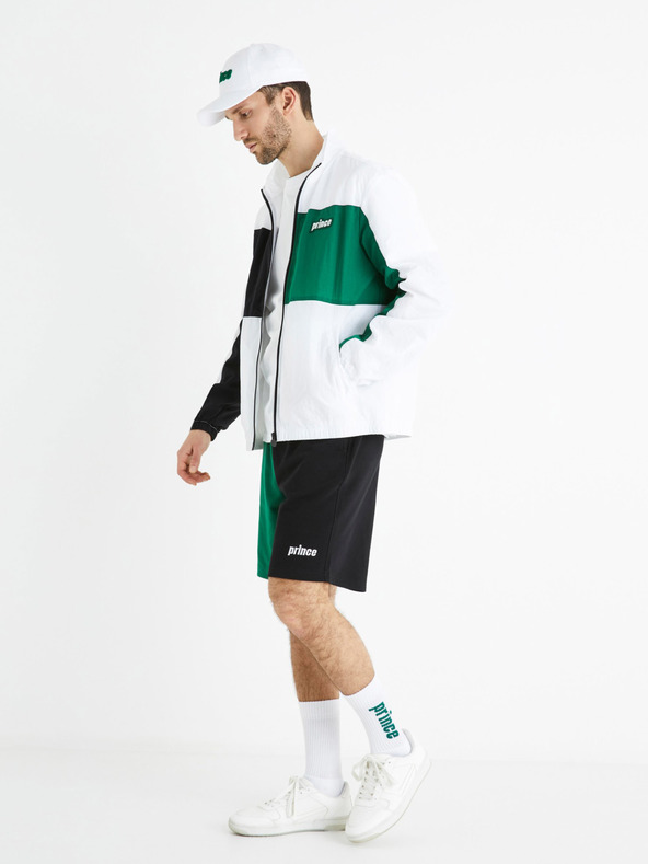 Celio Čierno-zelené pánske tepláky Celio Prince