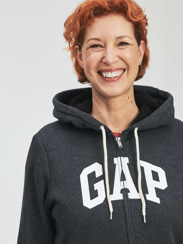 GAP Zateplená mikina s logom GAP