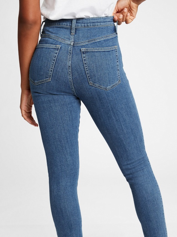 GAP Džínsy High Rise True Skinny GAP
