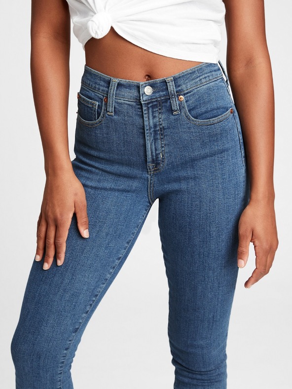 GAP Džínsy High Rise True Skinny GAP
