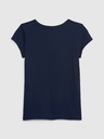 GAP Detské tričko s floral logom GAP