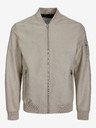 Jack & Jones Jack & Jones Rocky pánska béžová semišová bombera