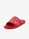 Versace Jeans Couture Červené dámske papuče Versace Jeans Couture