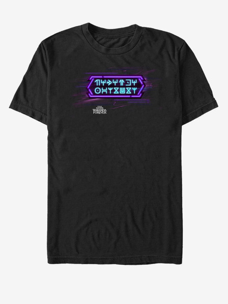 ZOOT.Fan Marvel Neon Black Panther: Wakanda nechť žije Tričko