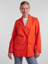 Pieces Oranžové dámske oversized sako Pieces Thelma