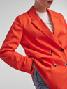 Pieces Oranžové dámske oversized sako Pieces Thelma