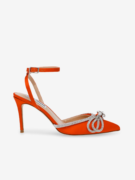 Steve Madden Oranžové dámske saténové lodičky Steve Madden