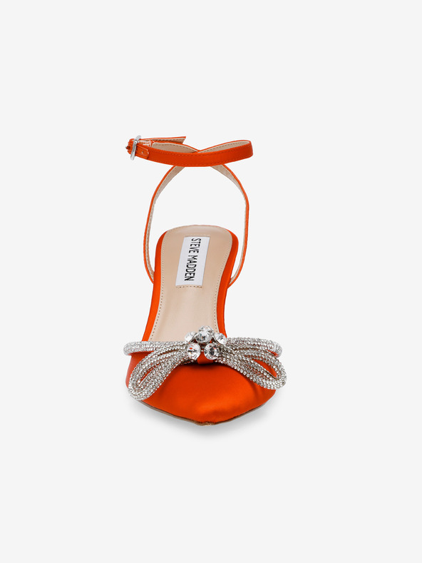 Steve Madden Oranžové dámske saténové lodičky Steve Madden