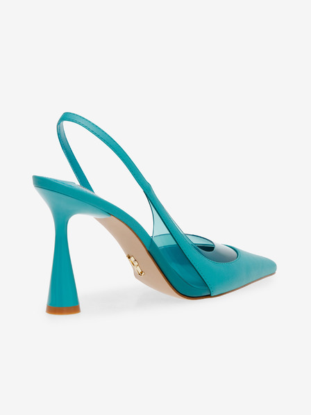 Steve Madden Tyrkysové dámske kožené lodičky Steve Madden