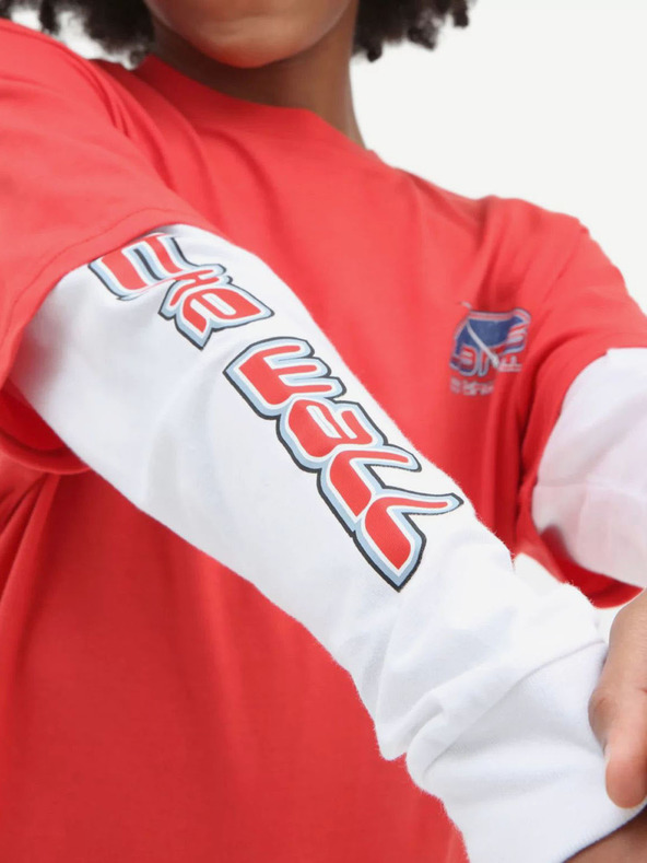 Vans Bielo-červené detské tričko VANS