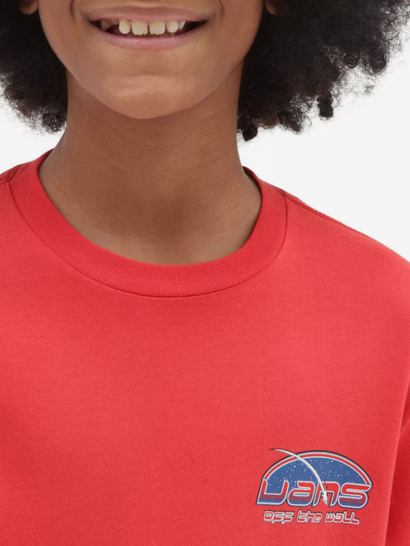 Vans Bielo-červené detské tričko VANS