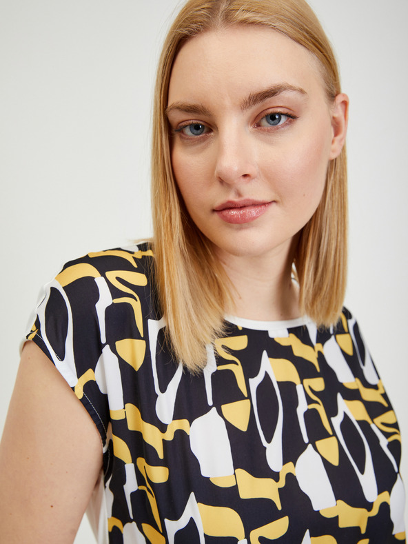 Orsay Žlto-modré dámske vzorované tričko ORSAY