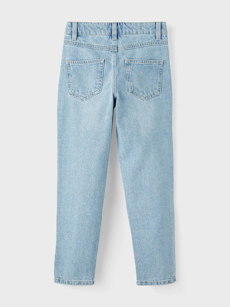name it Svetlomodré dievčenské slim fit džínsy s roztrhaným efektom name it Rose