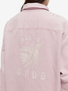 Scotch & Soda Svetloružová dámska džínsová bunda Scotch & Soda