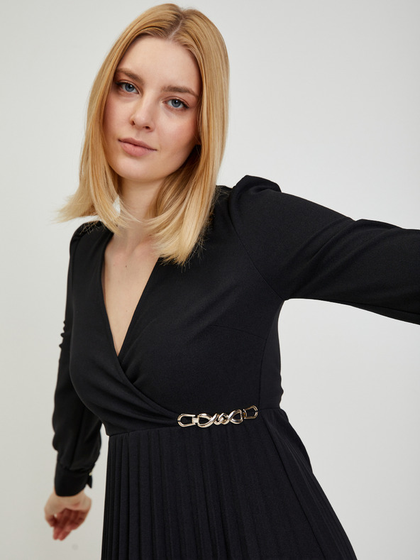 Orsay Čierne dámske šaty ORSAY