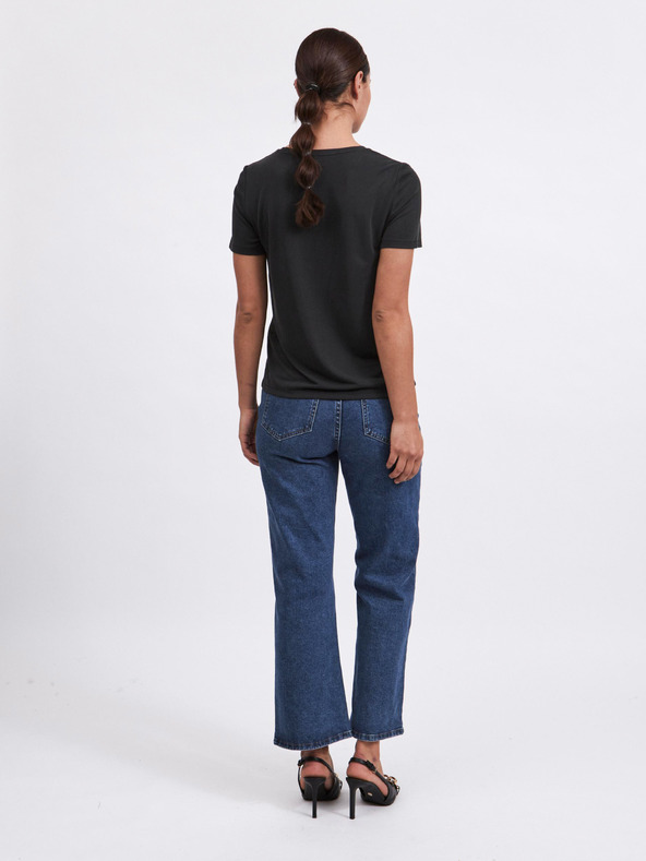 Vila Čierne základné tričko VILA Modala