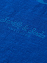 Scotch & Soda Modré pánske tričko Scotch & Soda
