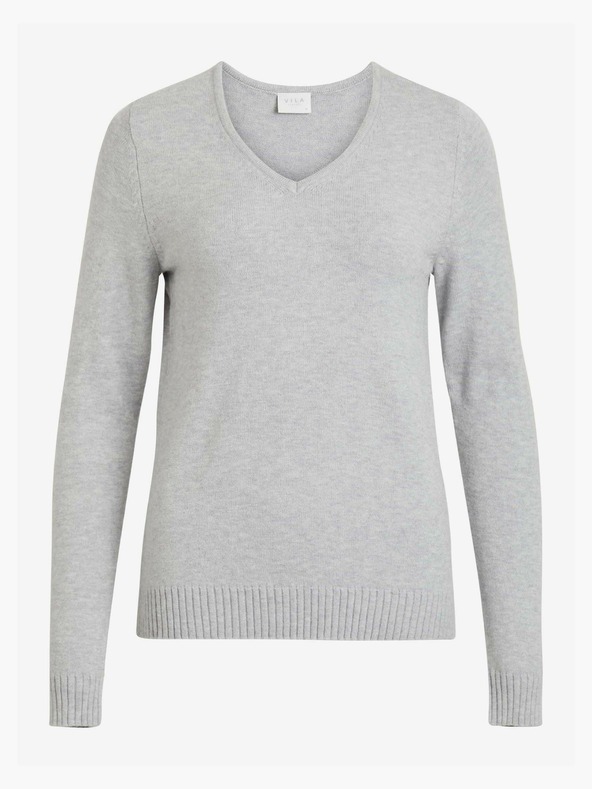 Vila Svetlosivý basic sveter VILA Viril