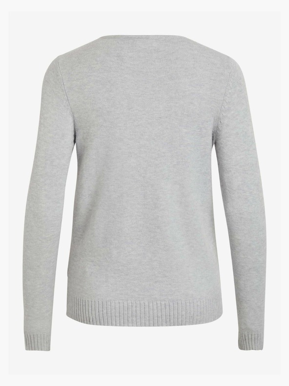Vila Svetlosivý basic sveter VILA Viril