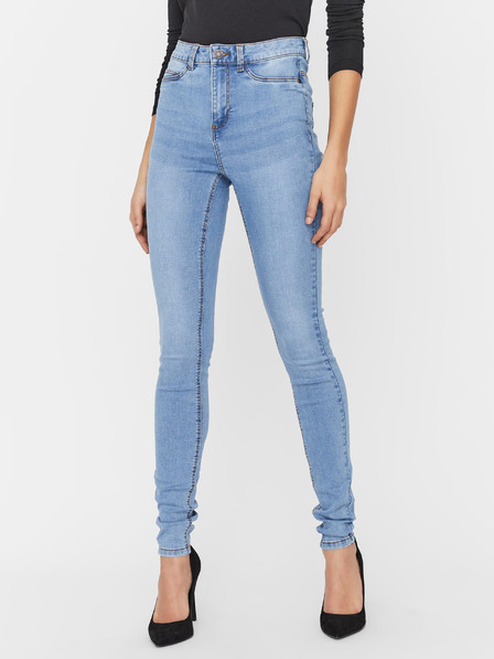 Noisy May Svetlomodré skinny fit džínsy Noisy May Callie