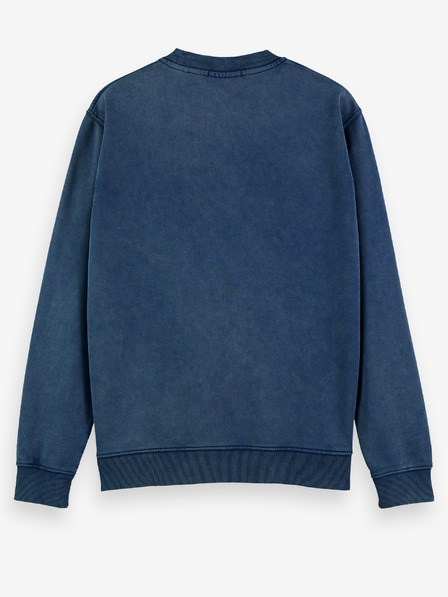 Scotch & Soda Tmavomodrá pánska mikina Scotch & Soda