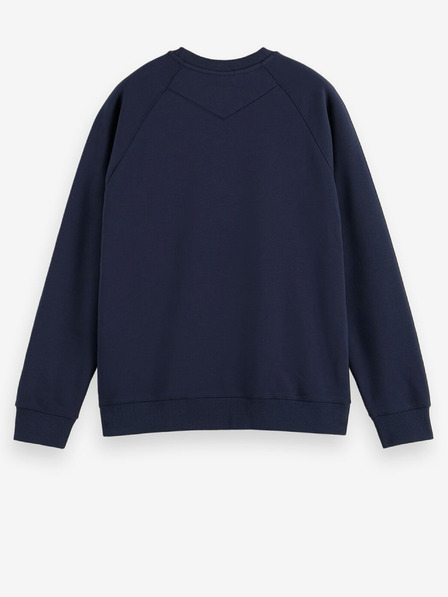 Scotch & Soda Tmavomodrá pánska mikina Scotch & Soda