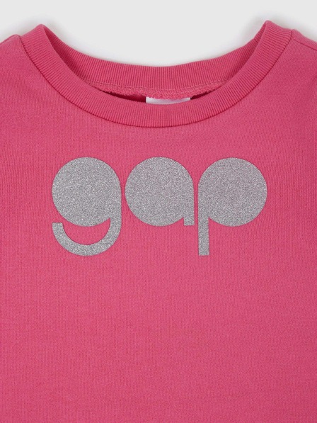 GAP Detská mikina retro logo GAP