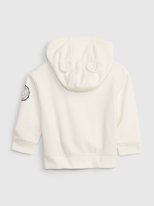 GAP Baby mikina logo s kapucňou GAP