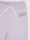 GAP Detské tepláky fleece logo army GAP
