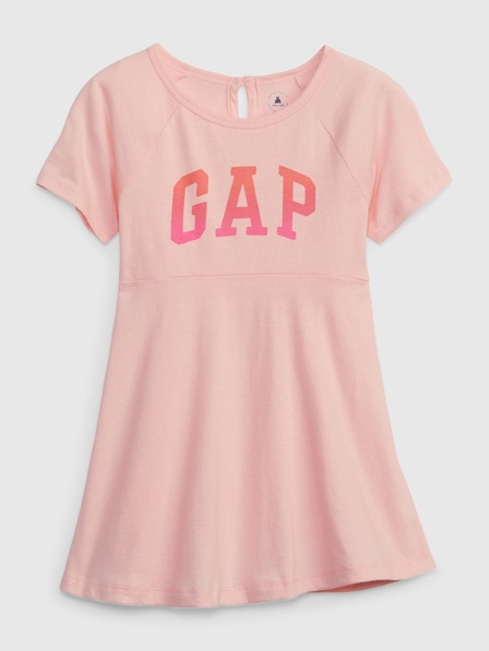 GAP Detské šaty s logom GAP