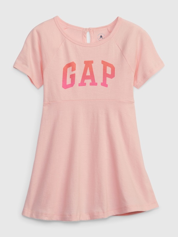 GAP Detské šaty s logom GAP