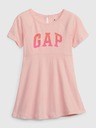 GAP Detské šaty s logom GAP