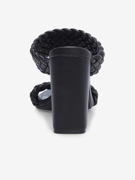 Steve Madden Čierne papuče Steve Madden Tangle Heeled