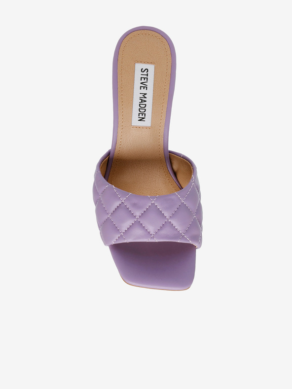 Steve Madden Svetlofialové dámske papuče na podpätku Steve Madden Signify