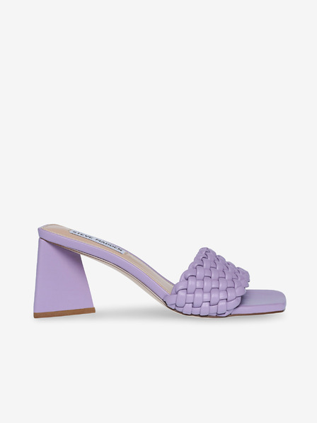 Steve Madden Svetlofialové dámske papuče na vysokom podpätku Steve Madden Monte Carlo
