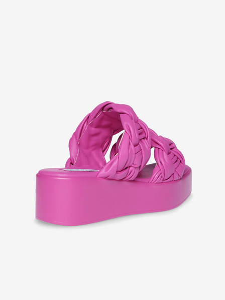 Steve Madden Tmavoružové dámske papuče na platforme Steve Madden Bazaar