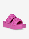 Steve Madden Tmavoružové dámske papuče na platforme Steve Madden Bazaar